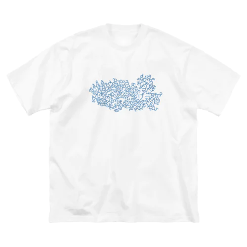 【あほげー公式グッズ】もじゃもじゃブルー Big T-Shirt