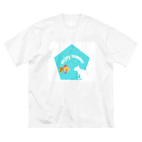 りすと金魚がはじめまして！！(summer.ver) ビッグシルエットTシャツ