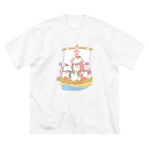 七福神にゃんこ Big T-Shirt