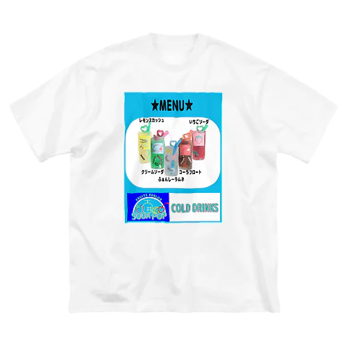 COLD DRINKS ビッグシルエットTシャツ