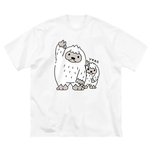 イエティのイエ～イ　とうちゃんがちょっとじゃま ビッグシルエットTシャツ