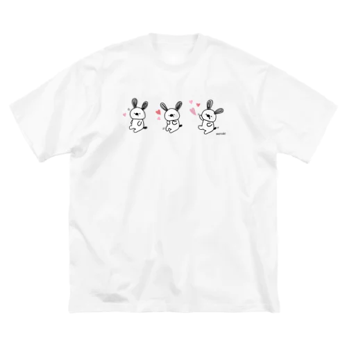 笑い転げて ぺんでぽん（ハート♡） ビッグシルエットTシャツ