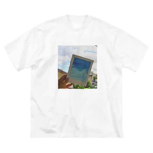 青空と蒼空と Big T-Shirt