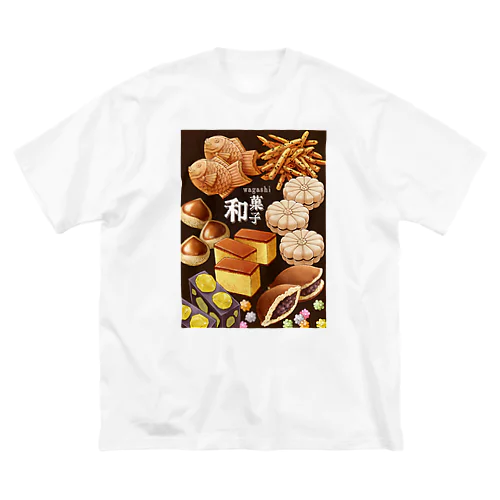  和菓子 ビッグシルエットTシャツ