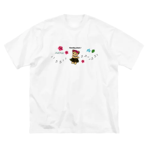 ハワイアンミュージック 音符( ' '♬) Big T-Shirt