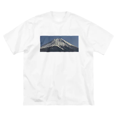 冠雪した富士山 Big T-Shirt