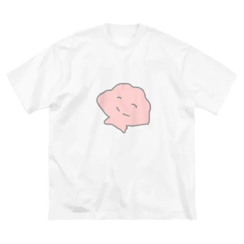 ベビーピンクのほたてちゃん ビッグシルエットTシャツ