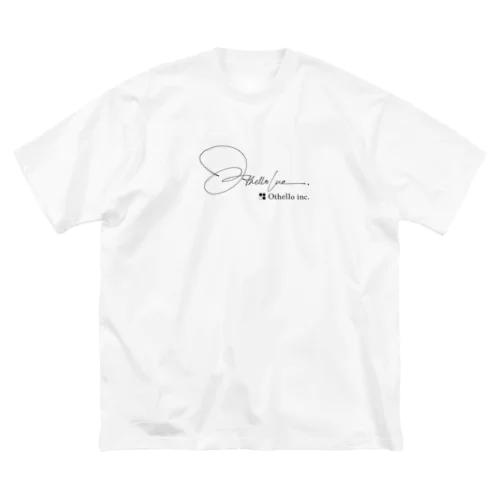 Othello inc. Black logo ビッグシルエットTシャツ