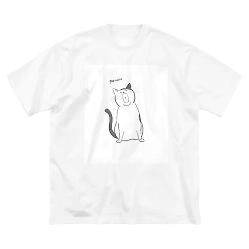 たべにゃんこシリーズ　ぽんず Big T-Shirt