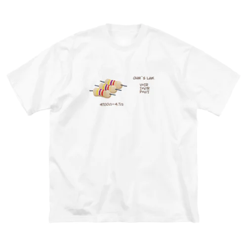 ohm`s  law. ビッグシルエットTシャツ