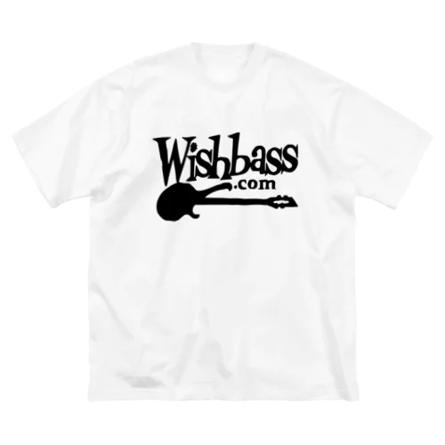 Wishbass Tee (Black Logo) ビッグシルエットTシャツ