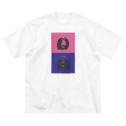 おにぎりとゴリラくん ビッグシルエットTシャツ