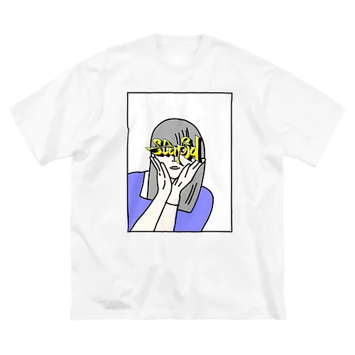 stupid girl ビッグシルエットTシャツ