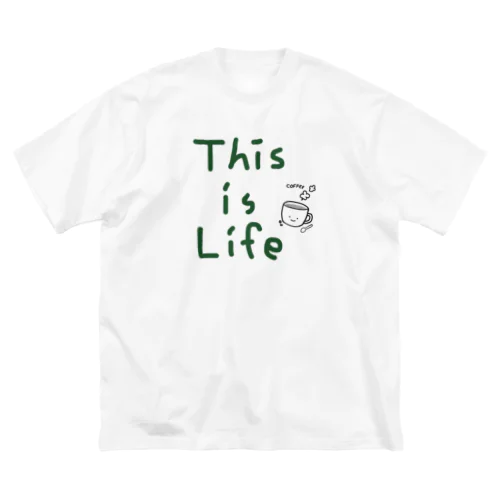 『 This is Life』一言つぶやきシリーズ ビッグシルエットTシャツ