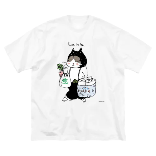 お買い物ねこ Big T-Shirt