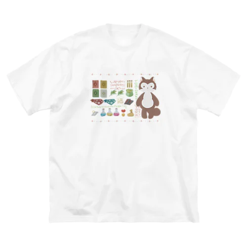 たぬき（やまきん） ビッグシルエットTシャツ