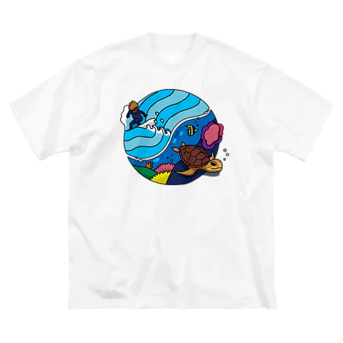 サーフandタートル！ Big T-Shirt