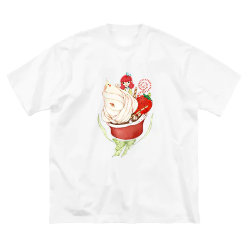 召し上がれ ビッグシルエットTシャツ