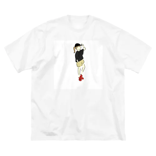 ショートパンツ女子 Big T-Shirt