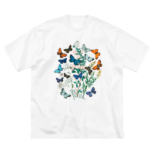butterfly ビッグシルエットTシャツ