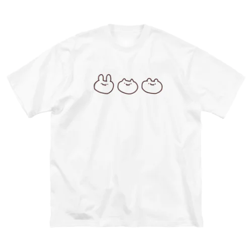 うさんくさアニマルズ ビッグシルエットTシャツ