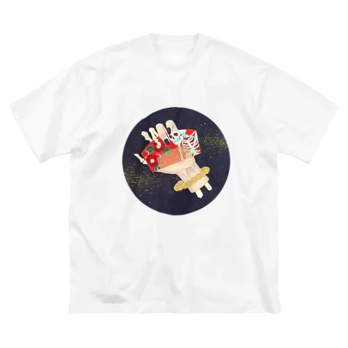 櫛 ビッグシルエットTシャツ