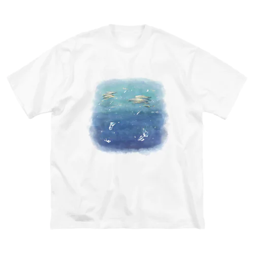 空を泳ぐ ビッグシルエットTシャツ