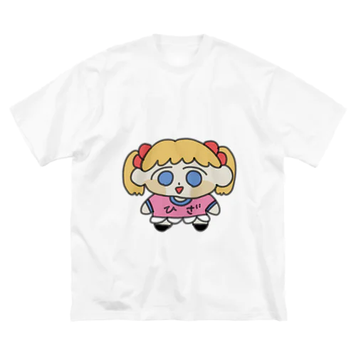 (明るい色用)ひざちゃんてーしゃつ ビッグシルエットTシャツ