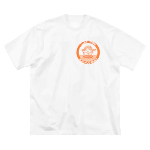 架空店舗シリーズ　ステーキMOGMOG Big T-Shirt
