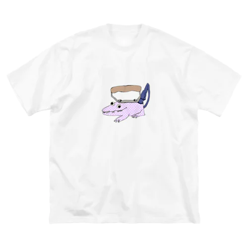 わにアイロンくん ビッグシルエットTシャツ