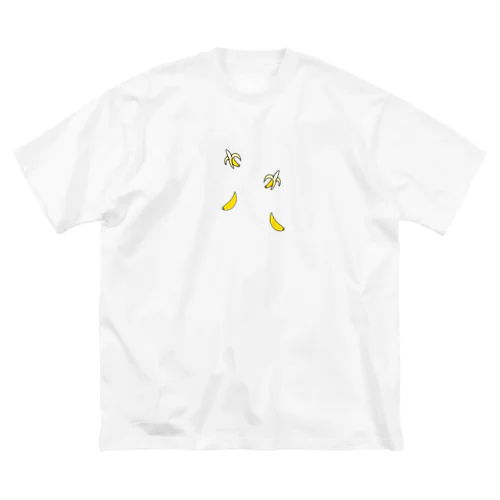 バナナ柄 ビッグシルエットTシャツ