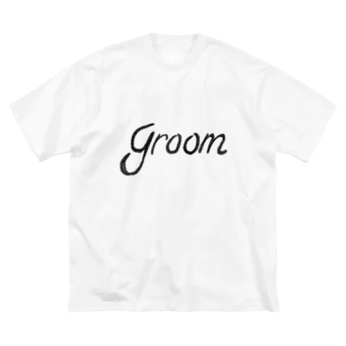 結婚報告　Groom(夫、旦那) Big T-Shirt