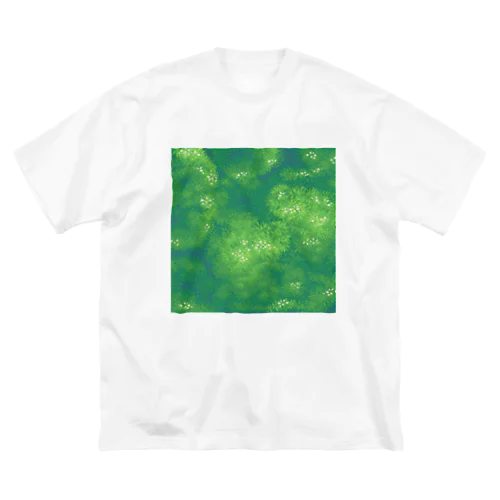 Misty green space🌿 ビッグシルエットTシャツ