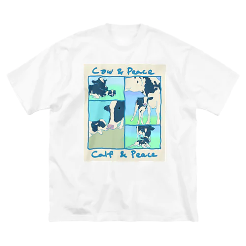 Cow&Peace Calf&Peace ビッグシルエットTシャツ