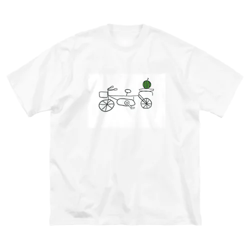 自転車キッズくん ビッグシルエットTシャツ