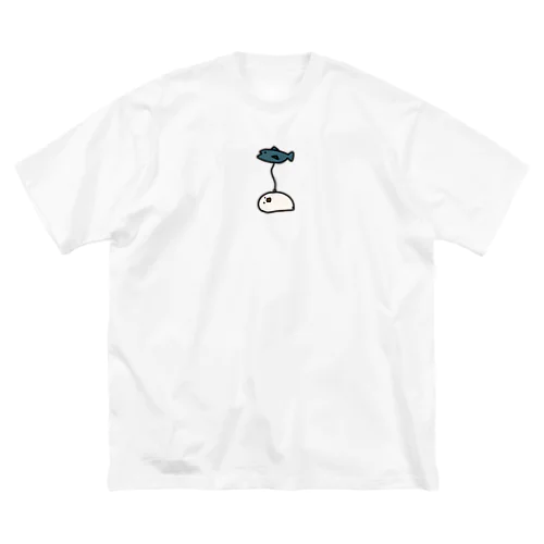 小ひよことサメ風船Tシャツ ビッグシルエットTシャツ