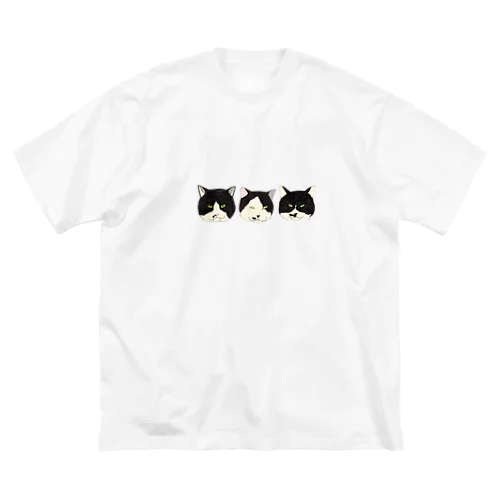 TEAMほくろ猫 ビッグシルエットTシャツ