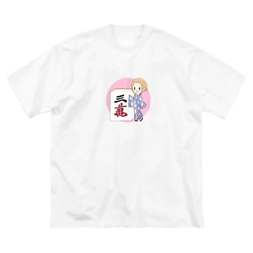 麻雀女子 ビッグシルエットTシャツ