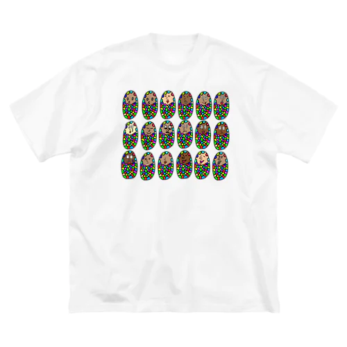 Rainbow Minomushi Full Members Big T-Shirt