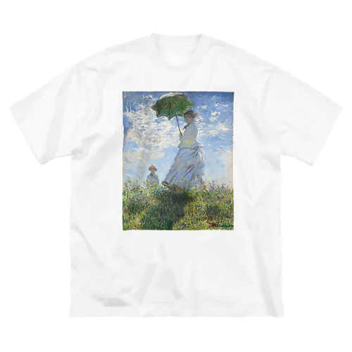 クロード・モネ / Claude Monet / 1875 / woman with a Parasol ビッグシルエットTシャツ