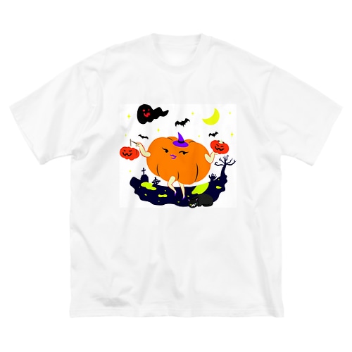 かぼちゃの提灯をもつかぼちゃ Big T-Shirt