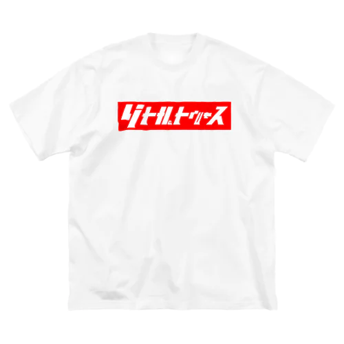 リトルトゥルース　赤バック ビッグシルエットTシャツ