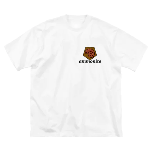 化石シリーズ-アンモナイト- ビッグシルエットTシャツ