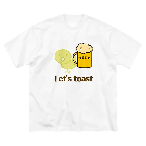 ビールを飲もう ビッグシルエットTシャツ