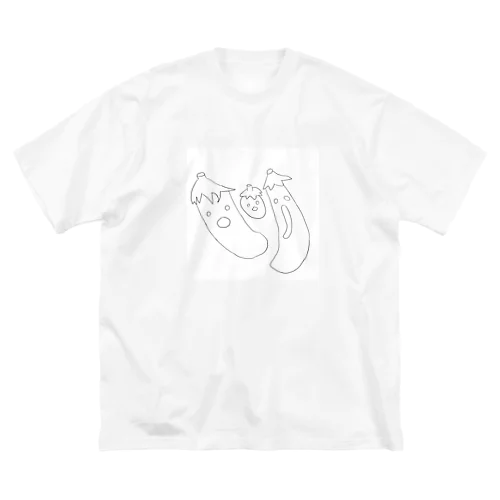 ナストリオ(モノクロ) ビッグシルエットTシャツ