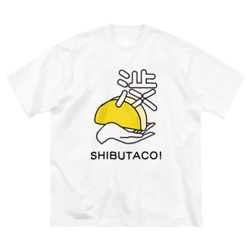 ＼渋谷でタコス！／ SHIBUTACO! 公式ロゴ（縦） Big T-Shirt