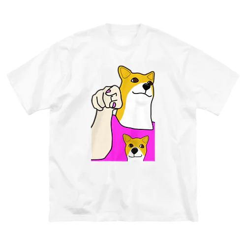 Bossyポチ ビッグシルエットTシャツ