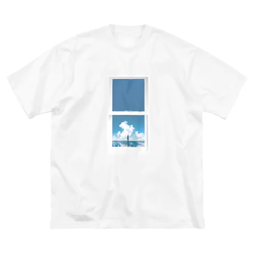 窓 ビッグシルエットTシャツ