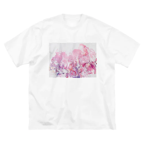 蓮の花② ビッグシルエットTシャツ