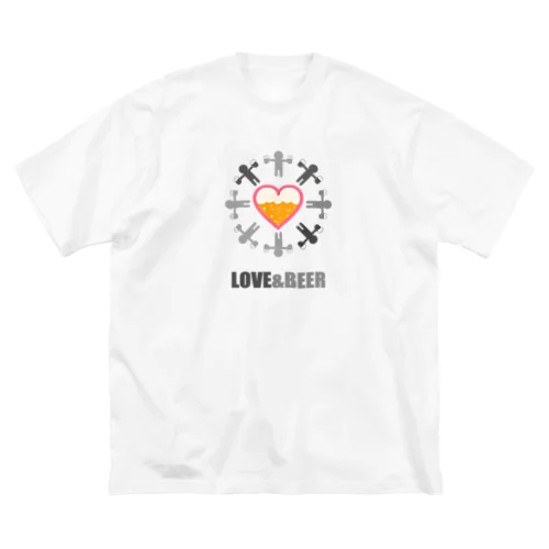 LOVE & BEER ビッグシルエットTシャツ